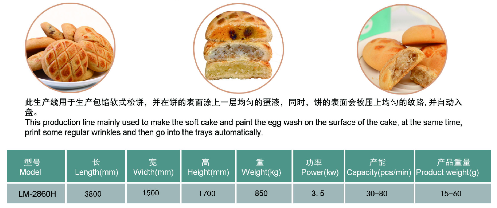 松餅生產(chǎn)線